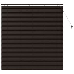 vidaXL Venetian Blind Dark Brown 145 x 160 cm 35 mm