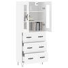 vidaXL Highboard White 69.5x34x180 cm Engineered Wood
