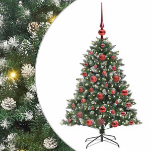 vidaXL Artificial Christmas Tree with 150 LEDs with Stand Green 120 cm