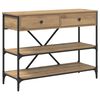 vidaXL Console Table Brown 100 x 34.5 x 75 cm Wood