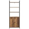 vidaXL Book Cabinet Old Wood 60 x 24 x 161 cm Engineered Wood
