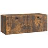 vidaXL Wall-Mounted TV Cabinet Smoked Oak 78.5 x 31 x 30 cm