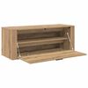 vidaXL Shoe Cabinet Artisan oak 100 x 35 x 38 cm Engineered wood