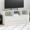 vidaXL TV Cabinet White 99x39x44 cm Steel