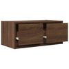 vidaXL TV Cabinet Brown Oak 60x31x25.5 cm Engineered Wood
