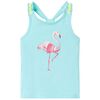 vidaXL Kids' Tank Top Light Mint 116