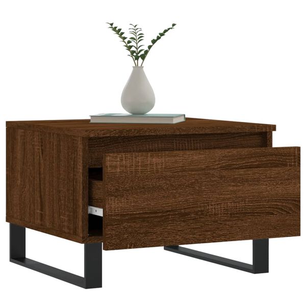 vidaXL Coffee Tables 2 pcs Brown Oak 50x46x35 cm Engineered Wood