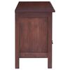 vidaXL TV Cabinet Classical Brown 100x30x45 cm Solid Mahogany Wood
