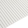 vidaXL Garden Fence Double-Sided White 1.8x3 m PVC