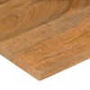 vidaXL Desk Top with Curve 100x60x2.5 cm Solid Wood Rough Mango