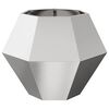 vidaXL Planter 2 pcs Silver 75 x 75 x 60 cm Stainless Steel