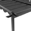 vidaXL Garden Gazebo with Retractable Roof Anthracite 3x6 m Aluminium