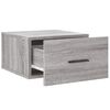vidaXL Wall-mounted Bedside Cabinets 2 pcs Grey Sonoma 35x35x20 cm