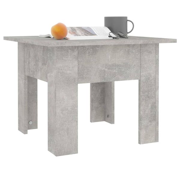 vidaXL Coffee Table Concrete Grey 55x55x42 cm Engineered Wood