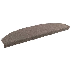 vidaXL Self-adhesive Stair Mats 15 pcs 80 x 24.5 x 3.5 cm Mocha