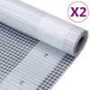 vidaXL Leno Tarpaulins 2 pcs 260 g/m&sup2; 4x10 m White