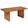 vidaXL Dining Table 180x90x75 cm Solid Acacia Wood