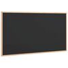 vidaXL Chalkboard with Solid Pine Wood Frame Black 100x55 cm