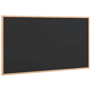vidaXL Chalkboard with Solid Pine Wood Frame Black 100x55 cm