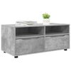 vidaXL TV Cabinet Concrete Grey 100 x 48 x 43 cm Engineered Wood