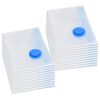 vidaXL Vacuum Travel Bag | Set of 20 | Transparent and blue | Plastic | Large