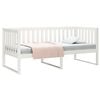 vidaXL Day Bed without Mattress White 90x200 cm Solid Wood Pine