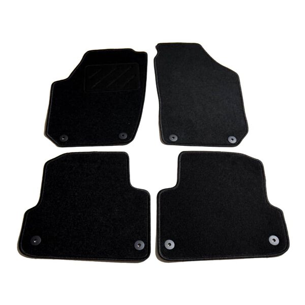 vidaXL 4 Piece Car Mat Set for Skoda Fabia II