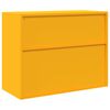vidaXL Storage Cabinet with Storage Mustard Yellow 90 x 40 x 70 cm