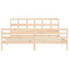 vidaXL Bed Frame without Mattress 200x200 cm Solid Wood