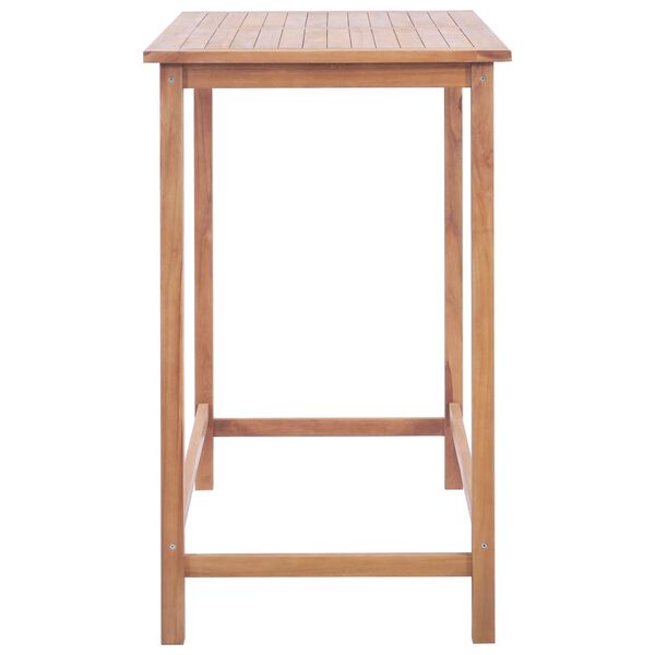 vidaXL Garden Bar Table 120x65x110 cm Solid Teak Wood