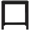 vidaXL Bar Table Black 102x50x103.5 cm Engineered Wood