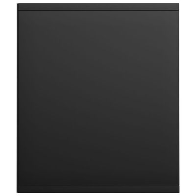 vidaXL Book Cabinet/TV Cabinet Black 36x30x143 cm Chipboard