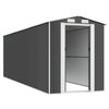 vidaXL Garden Shed Anthracite 192x606x223 cm Galvanised Steel