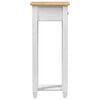 vidaXL Plant Stand White 30 x 30x 73 cm Solid Pine Wood