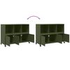 vidaXL Sideboard Olive Green 100.5x39x72 cm Steel
