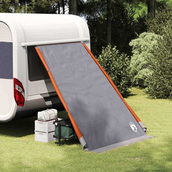 vidaXL Tailgate Tent Grey and Orange 190 x 150 x 185 cm Taffeta