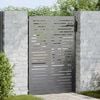 vidaXL Garden Gate 85x125 cm Corten Steel Square Design