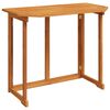 vidaXL Balcony Table | Brown | Solid Acacia Wood | Medium | Foldable