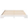 vidaXL Bed Frame White 180 x 220 cm Solid Pine Wood
