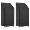 vidaXL Garden Chair Covers 2 pcs 8 Eyelets 65x65x110/150 cm