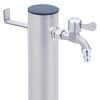 vidaXL Garden Water Column 40 cm Stainless Steel Round