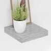 vidaXL Floating Wall Shelves 2 pcs Concrete Grey 23x23.5x3.8 cm MDF