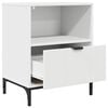 vidaXL Bedside Cabinet White 49 x 36 x 61 cm Engineered wood