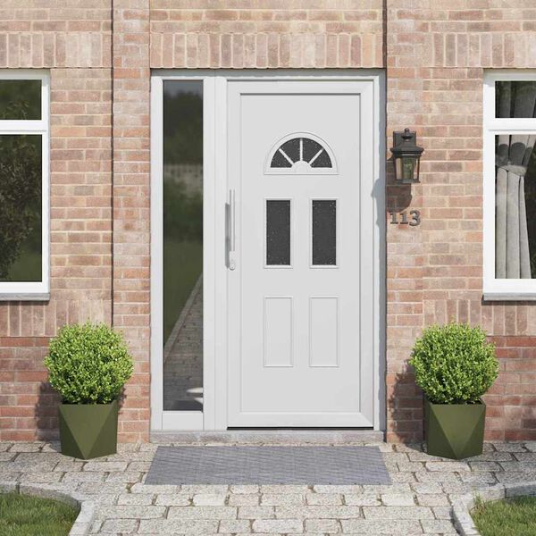 vidaXL Planter 2 pcs Olive Green 30 x 30 x 30 cm Steel