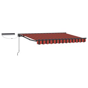 vidaXL Electric Retractable Awning 2.5 x 2 m Polyester with PU coating