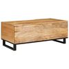 vidaXL Coffee Table Artisan Oak 100 x 54 x 40 cm Solid Mango Wood