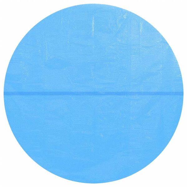 vidaXL Floating Round PE Solar Pool Film 455 cm Blue