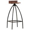 vidaXL Bar Chairs 2 pcs Solid Reclaimed Wood