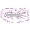 vidaXL Bookcase Bed without Mattress Wax Brown 150x200 cm King Size Solid Wood Pine