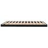 vidaXL Bed Frame without Mattress Black 150x200 cm King Size Solid Wood Pine